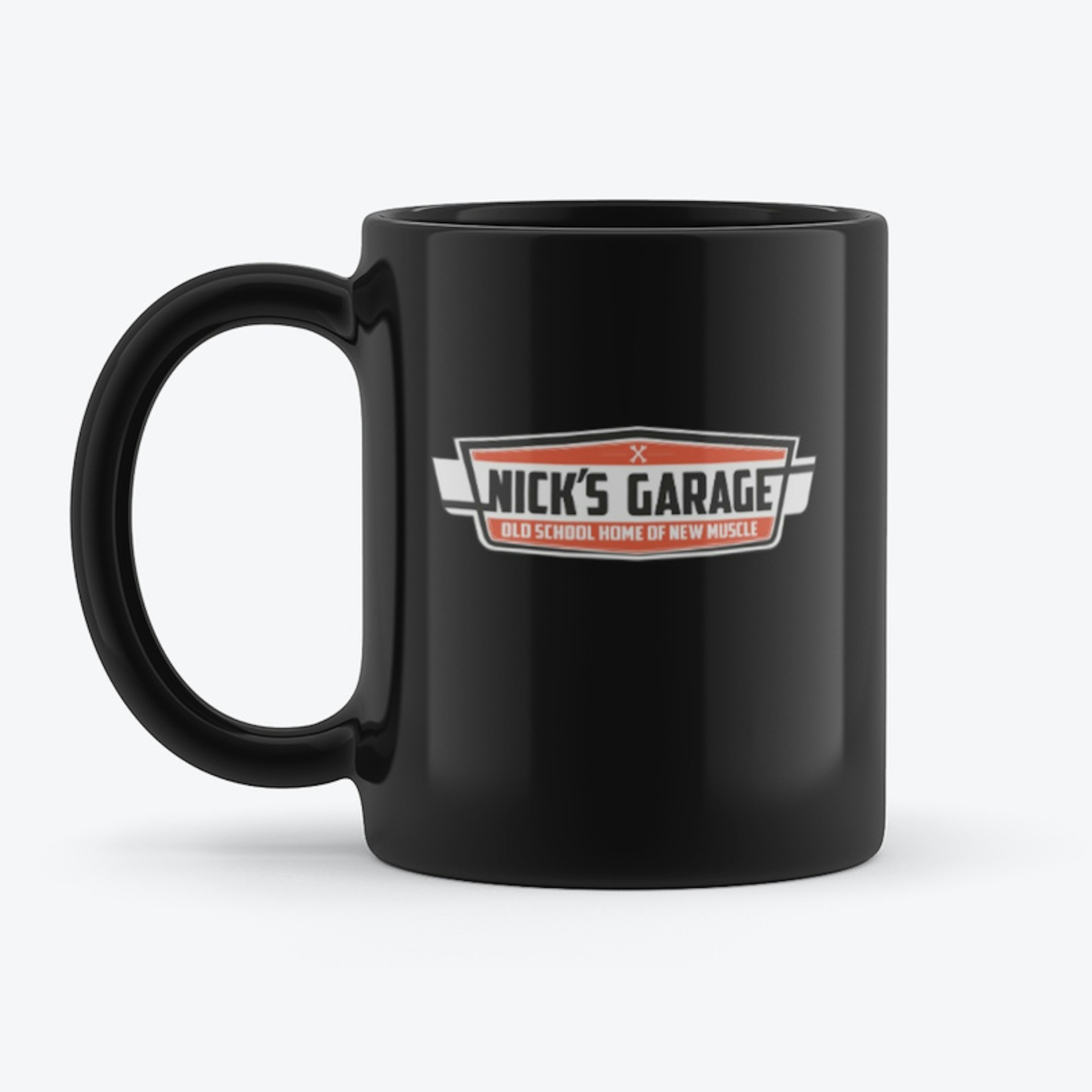 Nick's Garage Logo Mug (black)