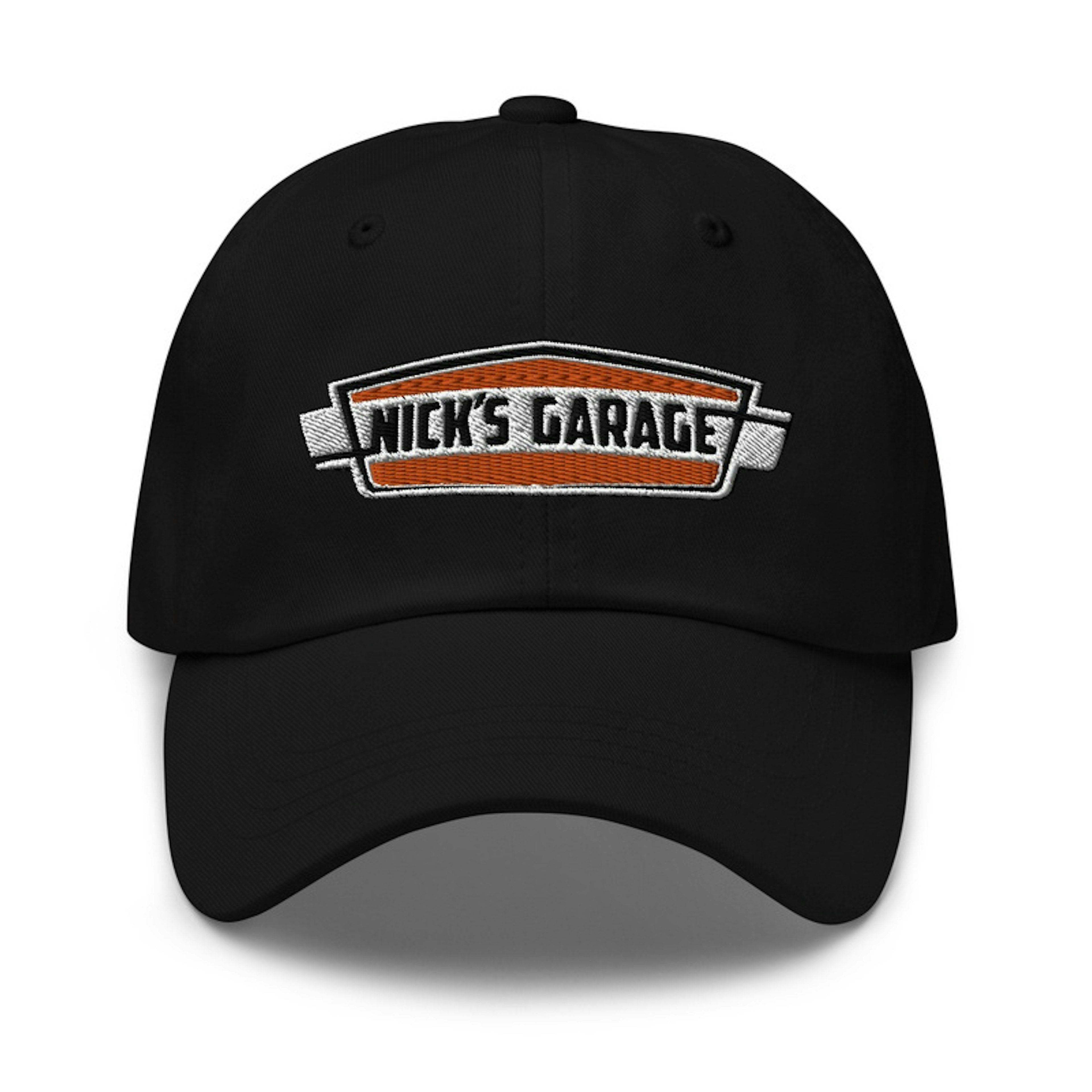 Nick's Garage Embroidered Dad Cap